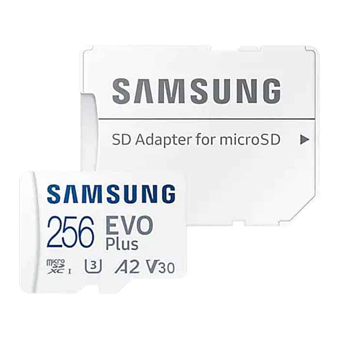 (image for) Samsung Evo Plus 256GB 4K Ready MicroSDXC Memory Card UHS-I U3/V30/A2 with SD Adapter